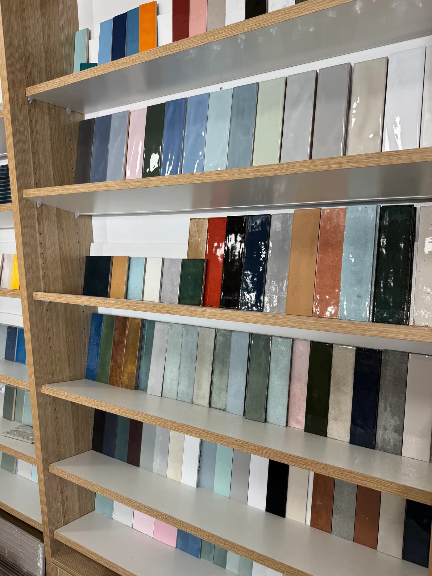 Tiles on display at the Future Tile Brisbane showroom