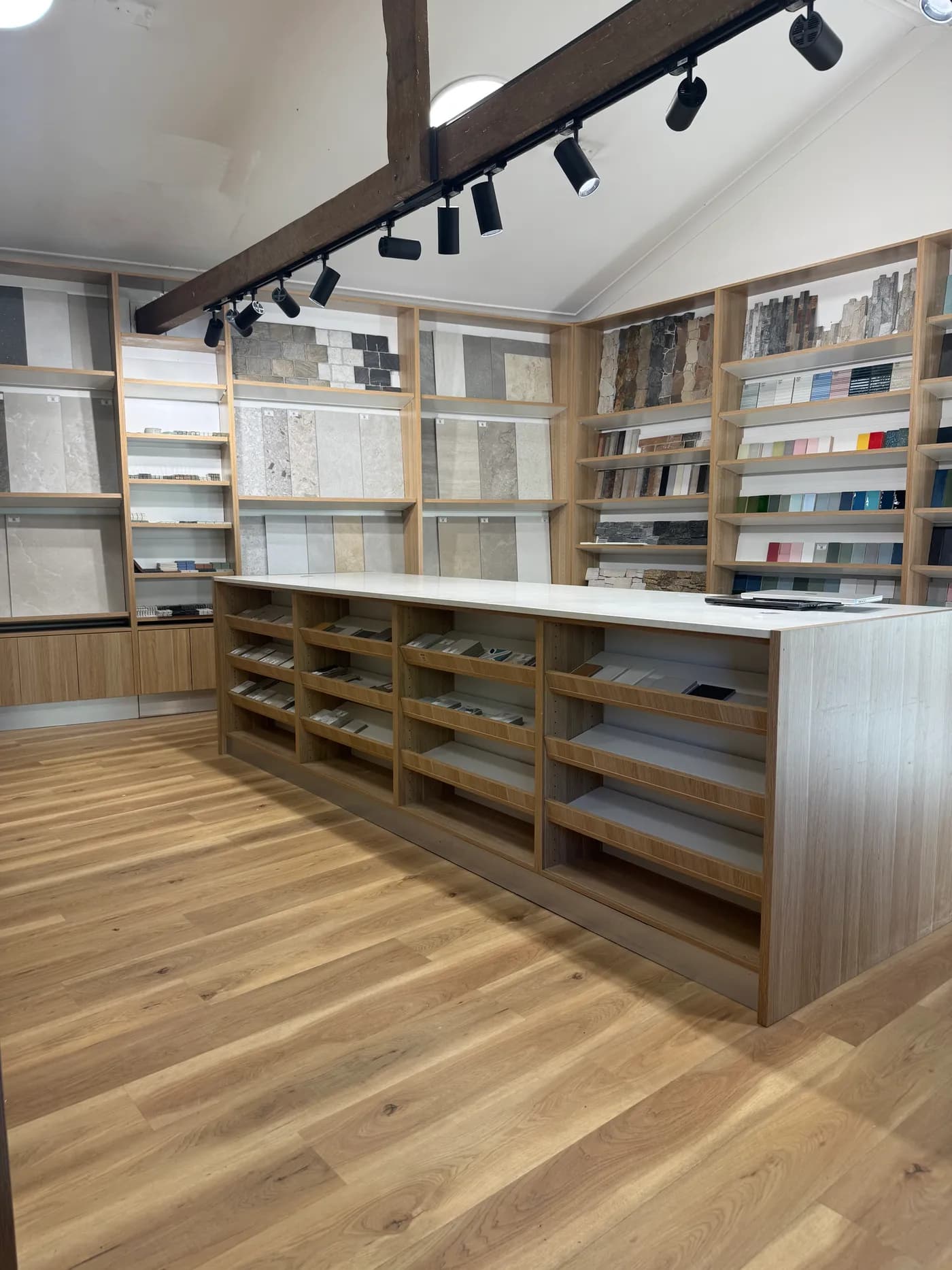 Tiles on display at the Future Tile Brisbane showroom